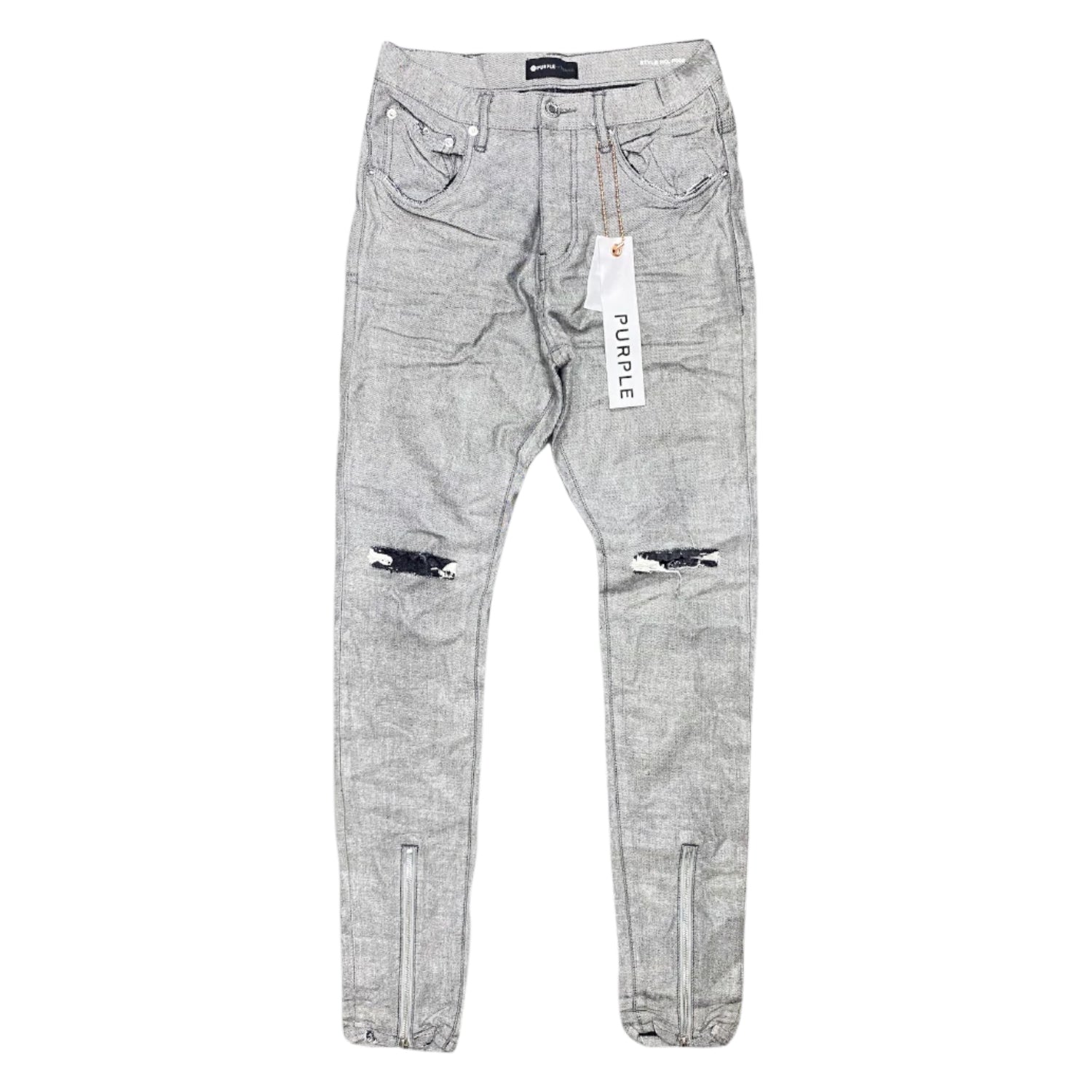 Purple-brand Reverse Front Hem Zip Jeans Mens Style : P002-grfz222 –  ShopSneakerDeals