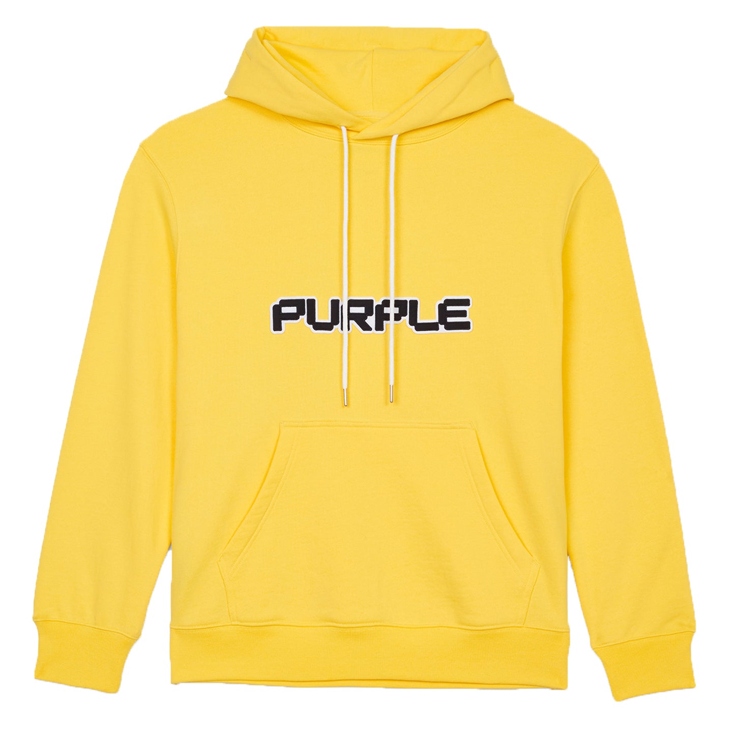 Purple-brand French Terry Pullover Hoody-Wordmark Mens Style : P410-fcyg322