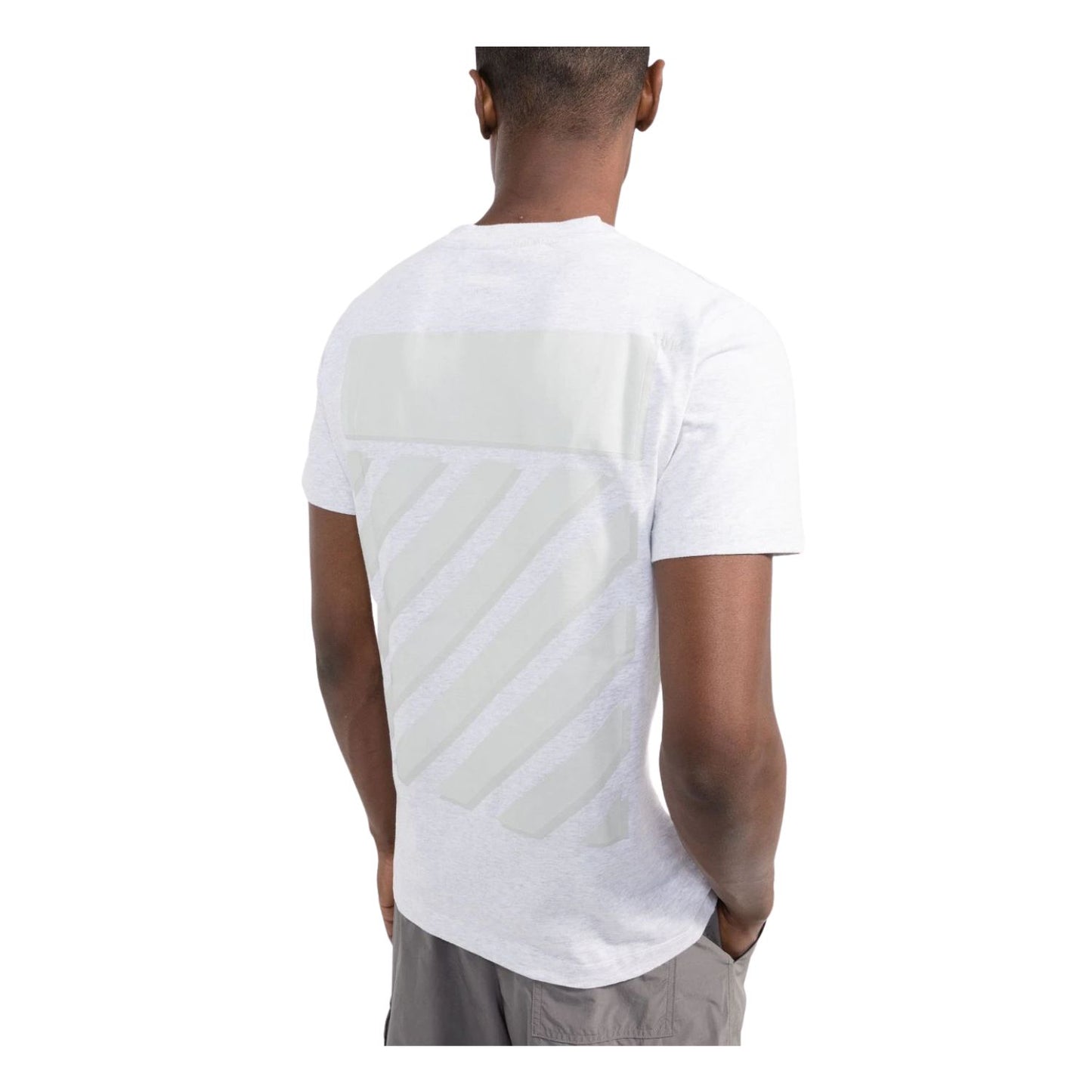 Off-white Diag Tab Slim S/s Tee Mens Style : Omaa027f22jer00