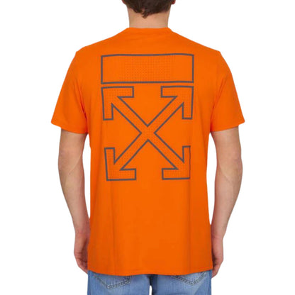 Off-white Arrow Outline S/s Sport Tee Mens Style : Omva025s23fab00