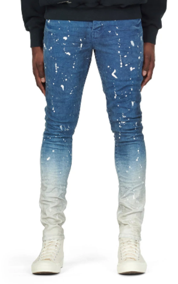 Purple-brand Dropped Fit Jeans-mid Rise With Tapered Leg Mens Style : P002-oci