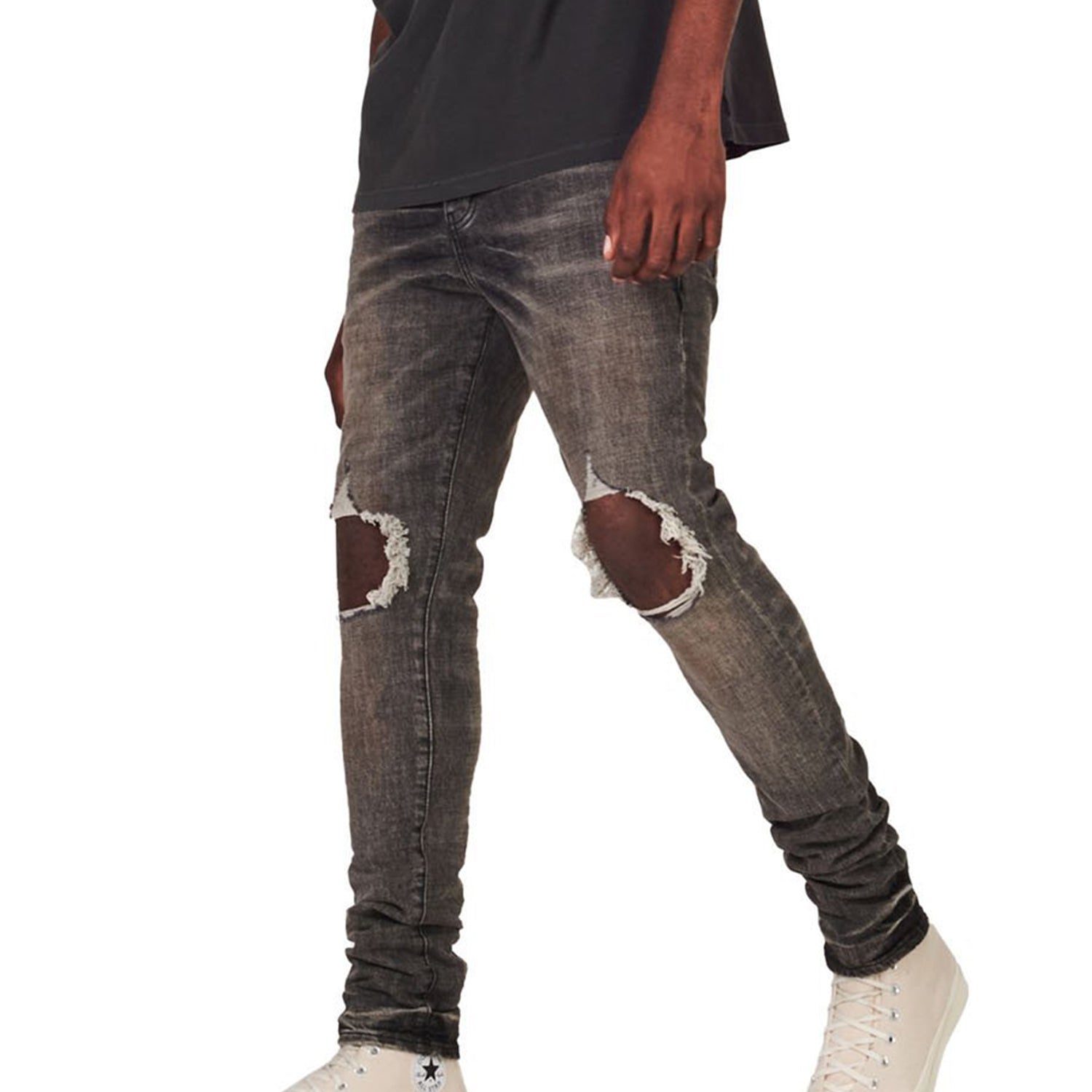 Purple Brand Men's Ripped Skinny Fit Jeans