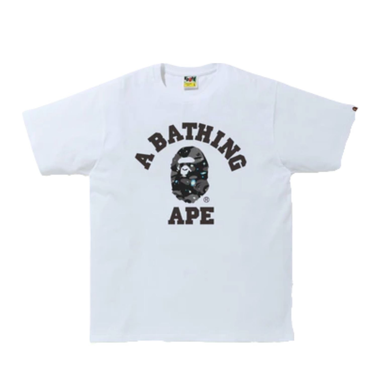 Bape Color Camo College Tee Mens Style : 912798