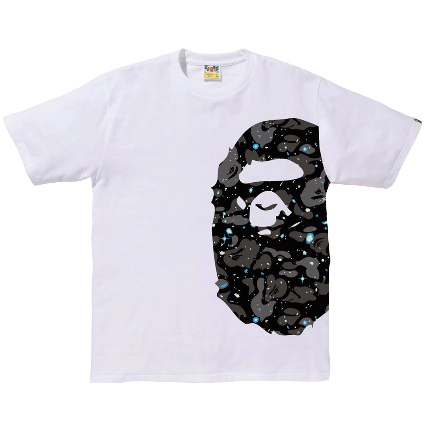 Bape Space Camo Side Big Ape Head Tee Mens Style : 912620