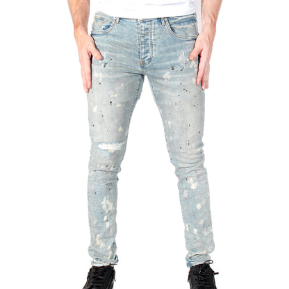 Purple-brand Slim Fit Jeans-low Rise With Slim Leg Mens Style : P001-lacb122