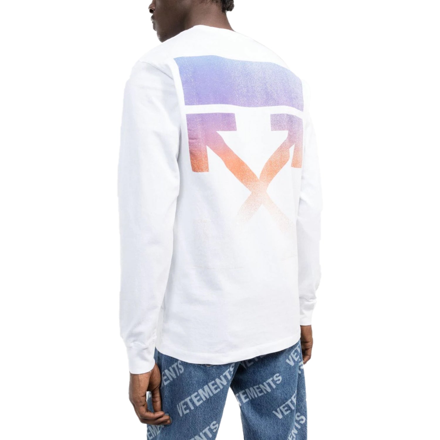 Off-White Degrade Arrows L/S T-Shirt White/Multi