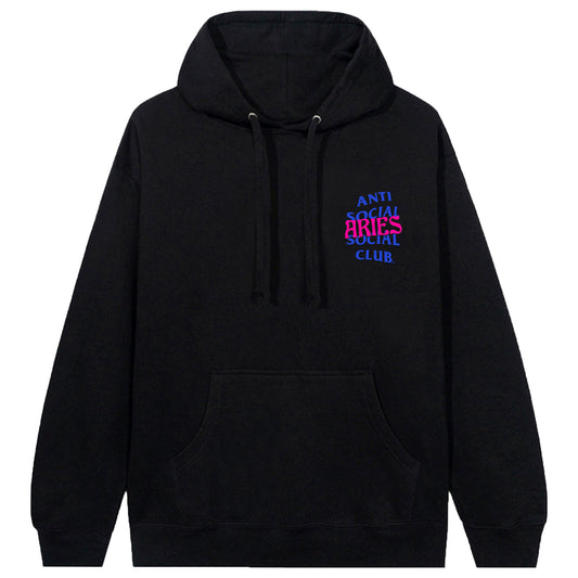 Anti Social Social Club Aries Hoodie Black