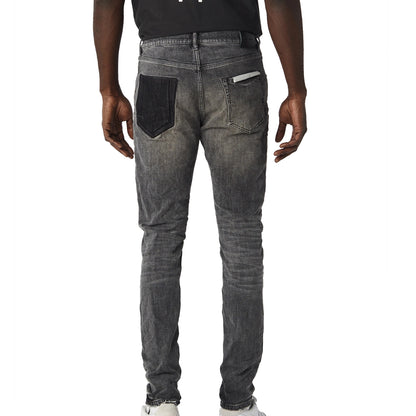 Purple-brand Four Pocket Destroy Silicone Outline Jeans Mens Style : P001-fpgr222