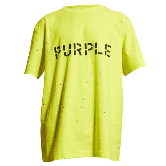 Purple-brand Paint-splatter Logo T-shirt Mens Style : 938408