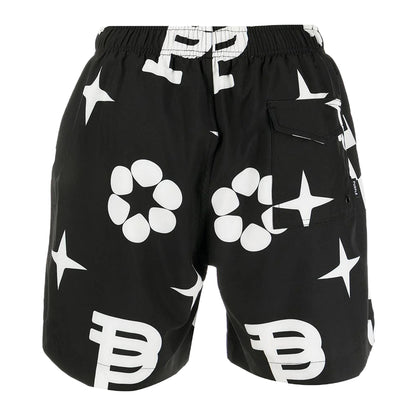 Purple-brand Jumbo Monogram Swim Shorts Mens Style : Ss22-p504-wbls222