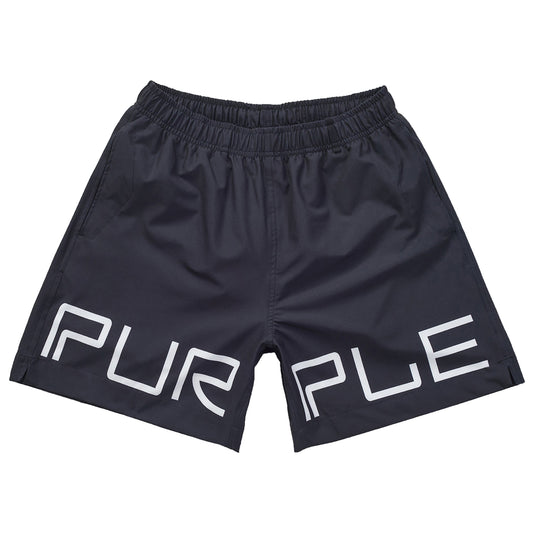 Purple-brand Printed All Round Short-wordmark Mens Style : P504-pbls322