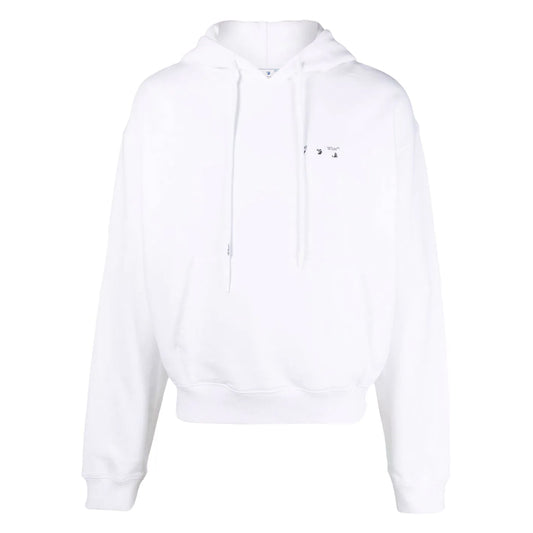 Off-white Caravag Paint Over Hoodie Mens Style : Ombb037c99fle00