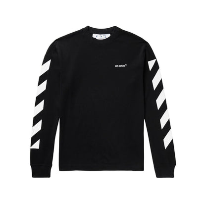 Off-white Diag Arrow Skate L/s Tee Mens Style : Omab064c99jer01