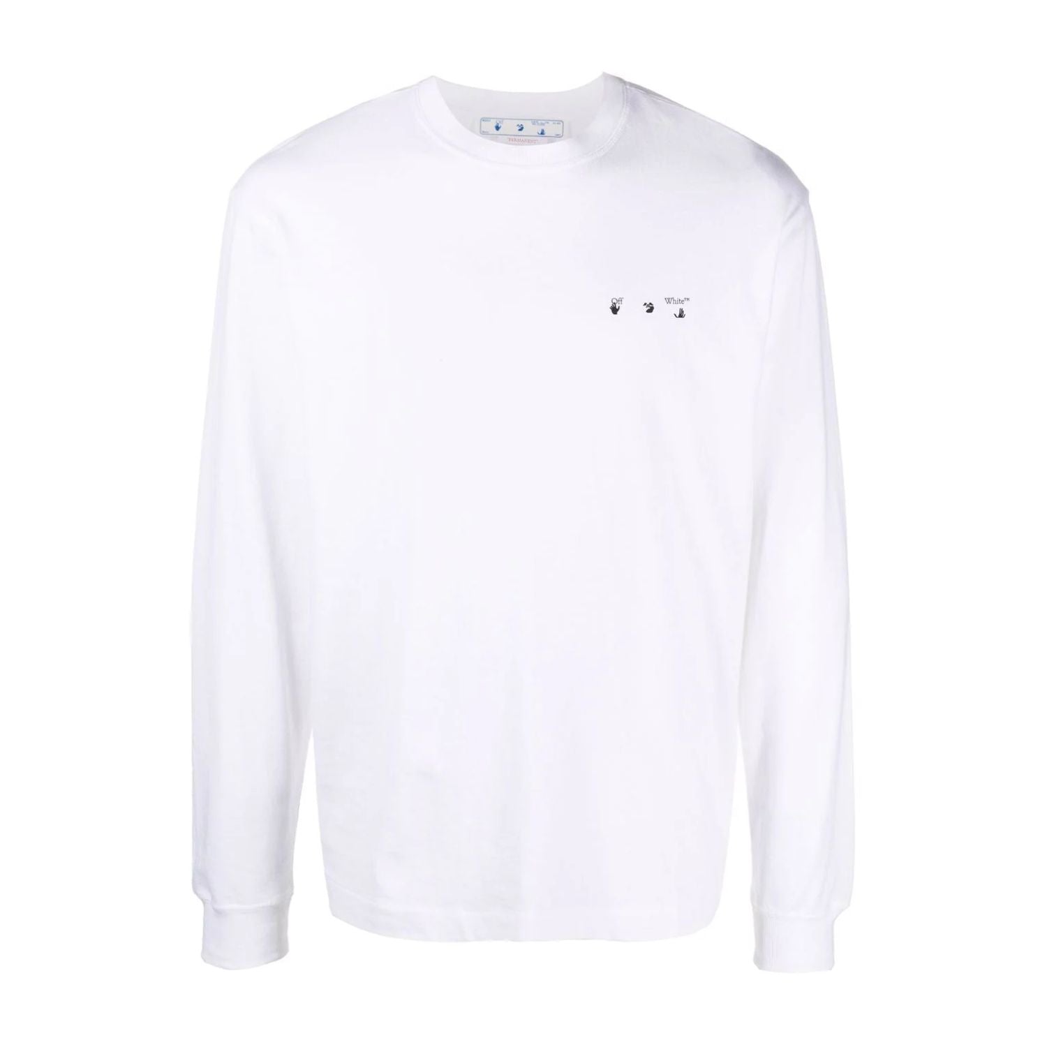 Off-white Caravag Paint Skate L/s Tee Mens Style : Omab064c99jer00
