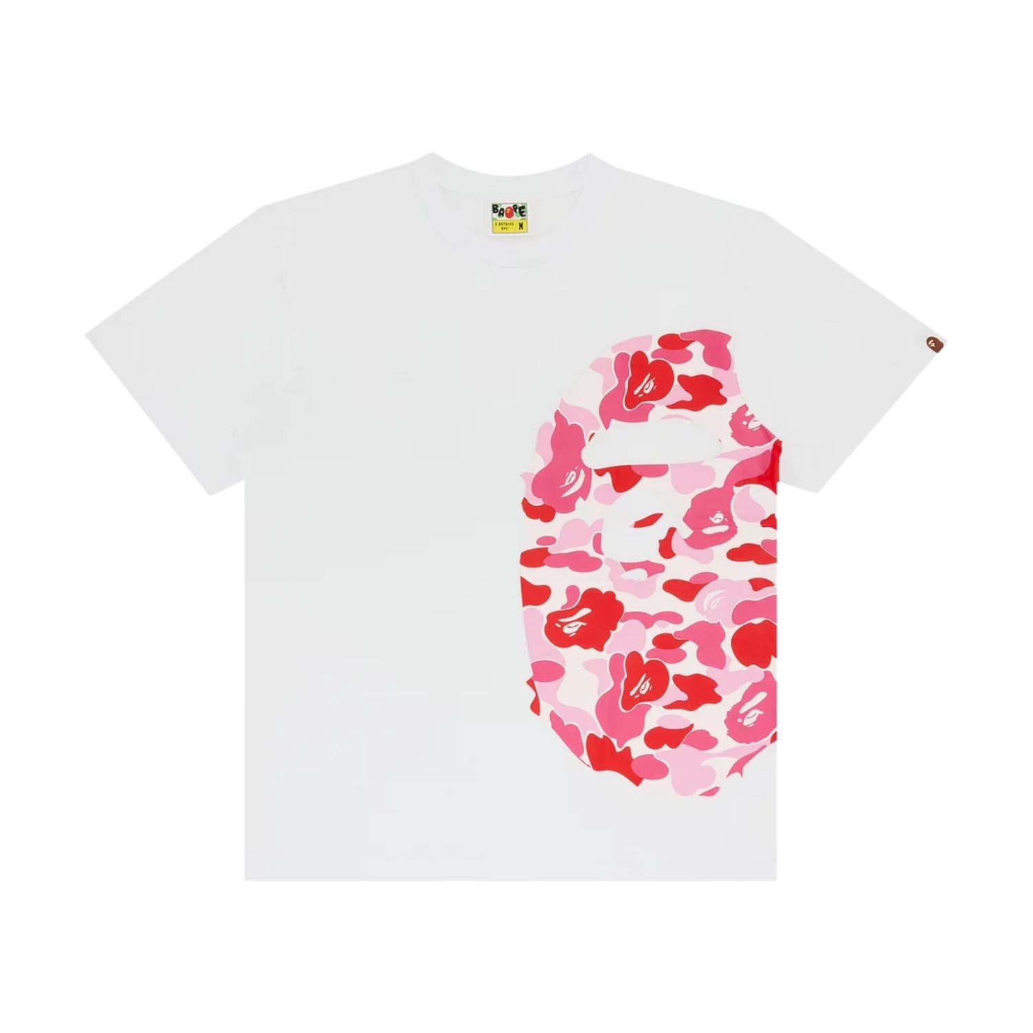 Bape Abc Camo Single Color Side Big Ape Head Tee Mens Style : 957072