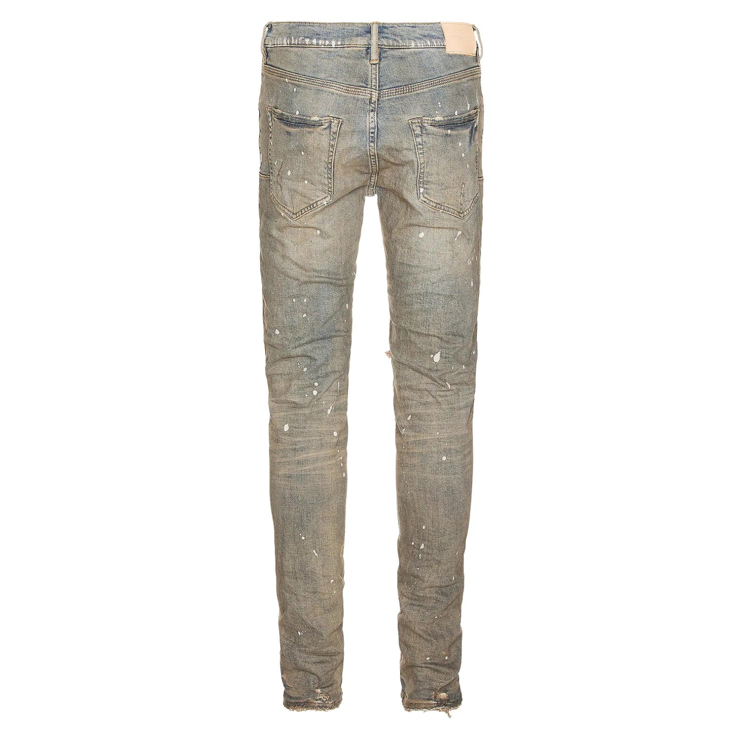 Purple-brand Paint Grey Coated Jeans Mens Style : P001-ligc123