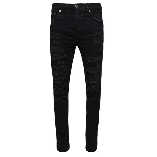 Purple-brand Destroy Repair Jeans Mens Style : P001-bldr123